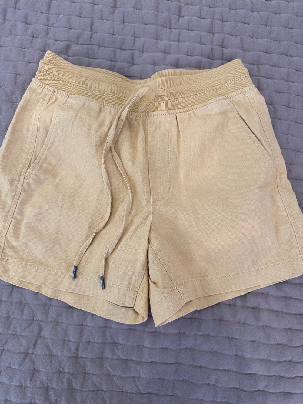 Orvis Casual Drawstring Shorts in yellow